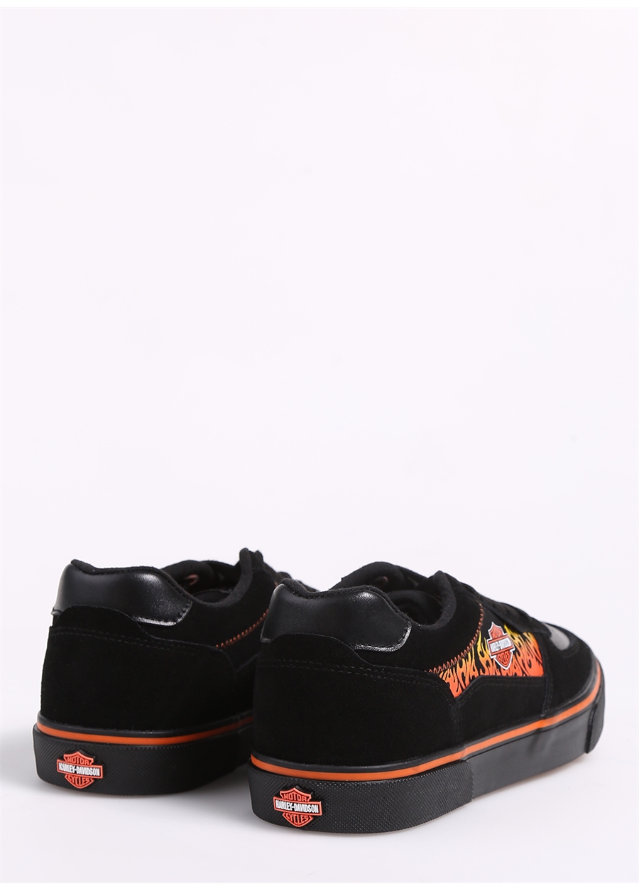 Harley Davidson Siyah Erkek Deri Sneaker PROVIDENCE_2