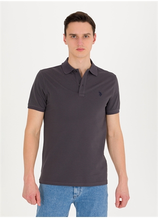 U.S. Polo Assn. Antrasit Erkek Polo T-Shirt GTP04IY023_2