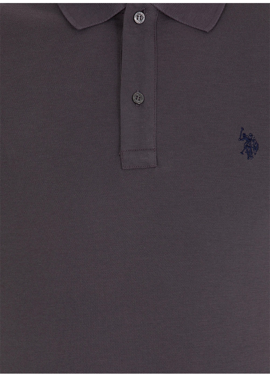 U.S. Polo Assn. Antrasit Erkek Polo T-Shirt GTP04IY023_5