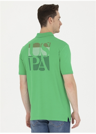 U.S. Polo Assn. Polo Yaka Yeşil Erkek T-Shirt JAMA_1