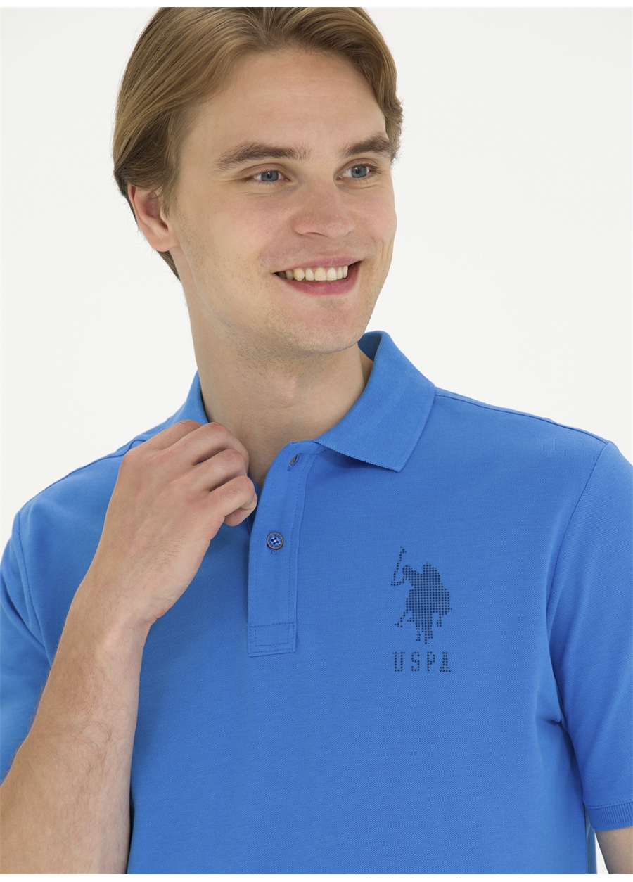 U.S. Polo Assn. Polo Yaka Saks Erkek T-Shirt JAMA_1