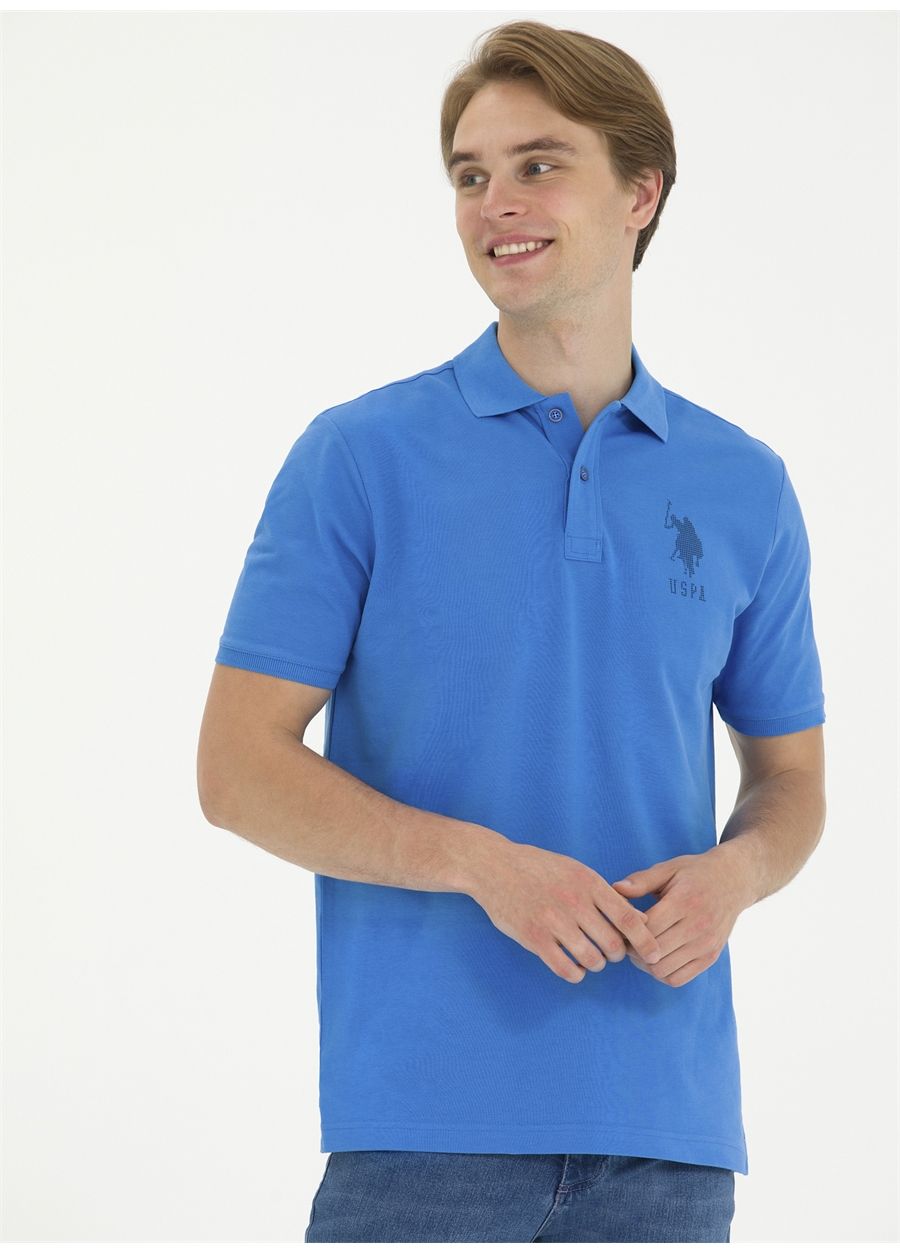 U.S. Polo Assn. Polo Yaka Saks Erkek T-Shirt JAMA_2