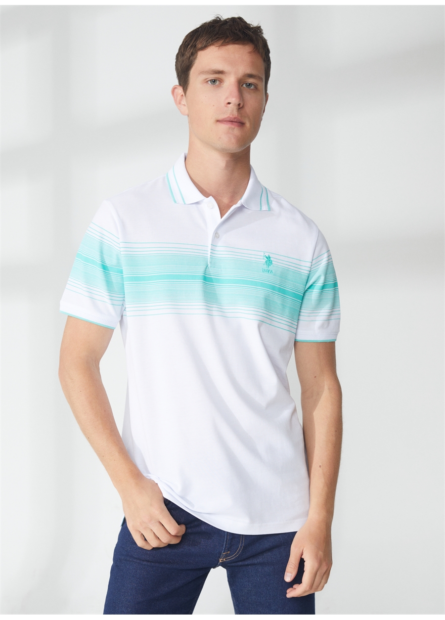 U.S. Polo Assn. Polo Yaka Mint Erkek T-Shirt LUCA_2