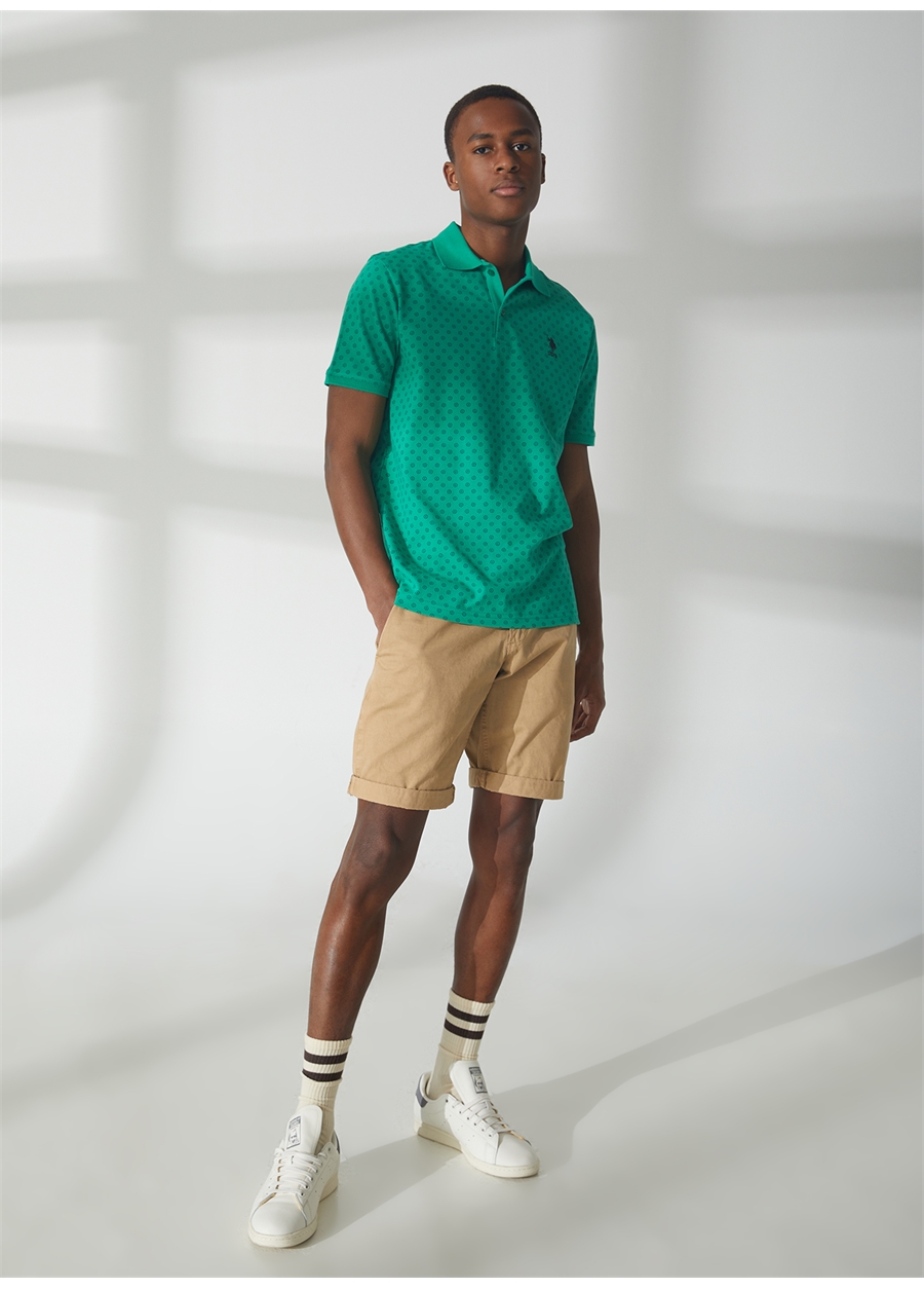 U.S. Polo Assn. Yeşil Erkek Polo T-Shirt POTENZA