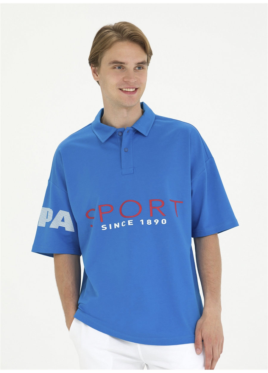 U.S. Polo Assn. Polo Yaka Saks Erkek T-Shirt RC-MOYA