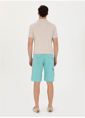 U.S. Polo Assn. Normal Bel Comfort Fit Mint Erkek Bermuda Şort PURVIS_2