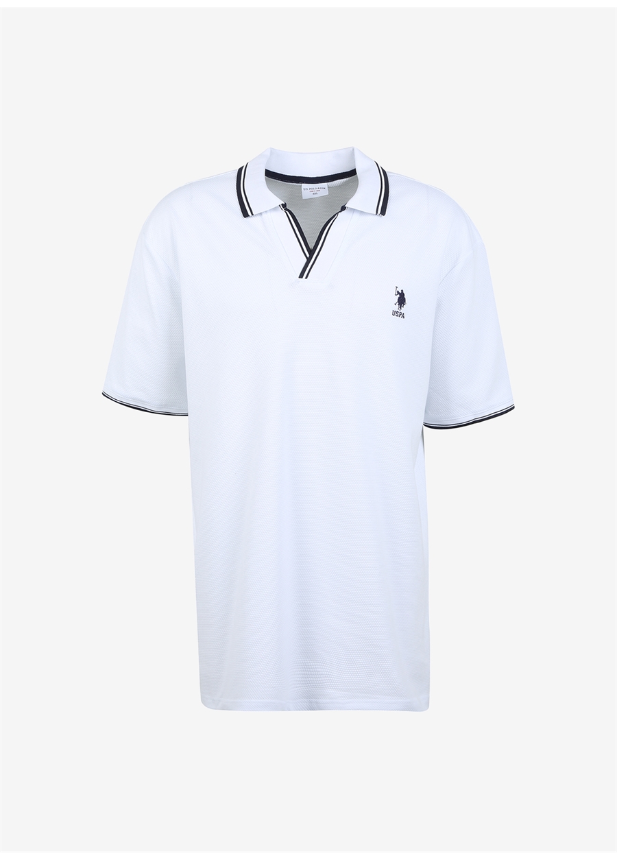 U.S. Polo Assn. Beyaz Erkek Polo T-Shirt TERNI
