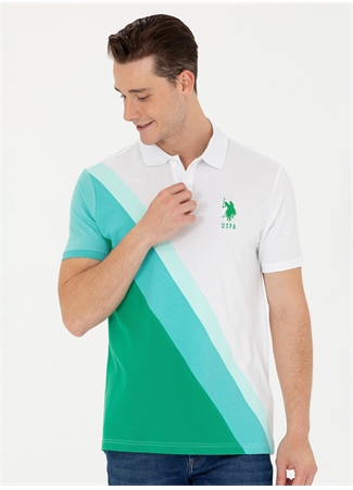 U.S. Polo Assn. Polo Yaka Yeşil Erkek T-Shirt T-NERGA_0