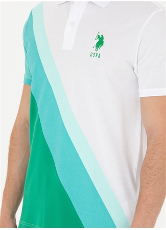 U.S. Polo Assn. Polo Yaka Yeşil Erkek T-Shirt T-NERGA_4