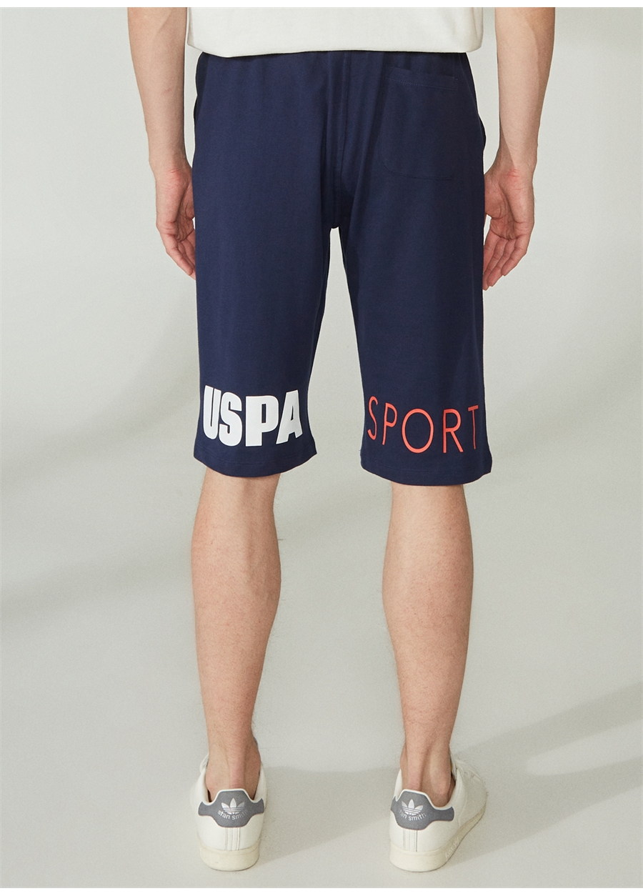 U.S. Polo Assn. Lacivert Erkek Sweat Şort NADOR_4