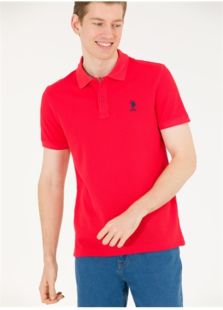 U.S. Polo Assn. Kırmızı Erkek Polo T-Shirt TP04IY023_3