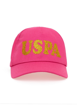 U.S. Polo Assn. Pembe Kız Çocuk Şapka WANSA_1