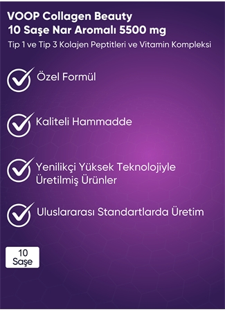 VOOP Collagen Beauty Kolajen 10 Saşe_3