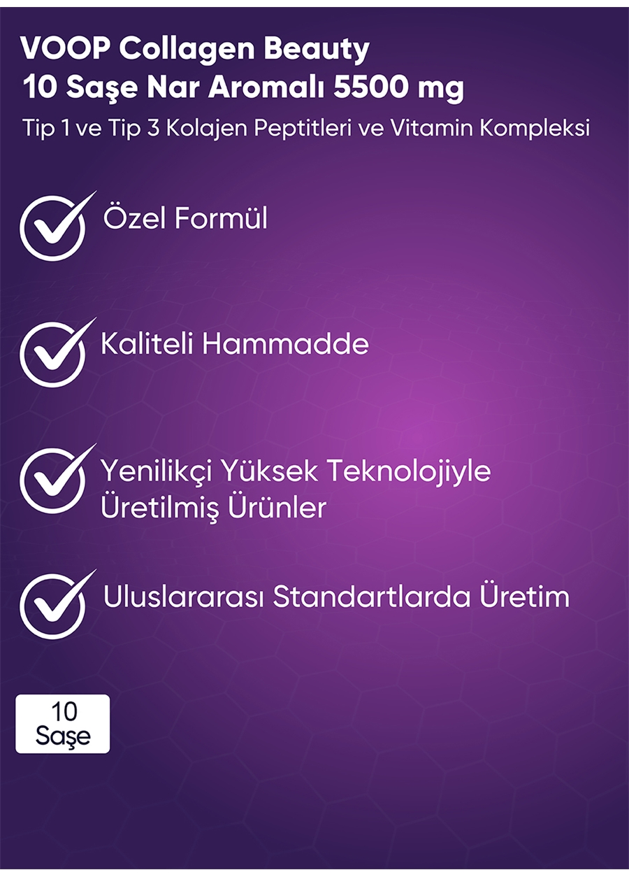 VOOP Collagen Beauty Kolajen 10 Saşe_3