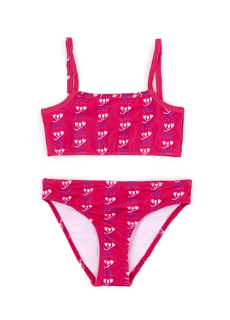 U.S. Polo Assn. Pembe Kız Çocuk Bikini Takım LIM23YKIDS_1