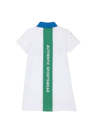 U.S. Polo Assn. Baskılı Beyaz Kız Çocuk Polo T-Shirt MILENA-TKIDS_2