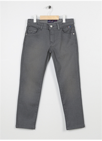 U.S. Polo Assn. Mavi Erkek Çocuk Boru Paça Slim Fit Düz Denim Pantolon PARKERKIDS-G_0