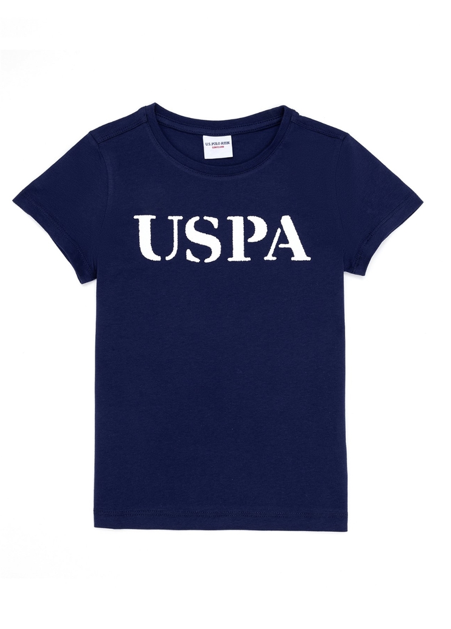 U.S. Polo Assn. Baskılı Lacivert Erkek Çocuk T-Shirt GEARTKIDSIY023