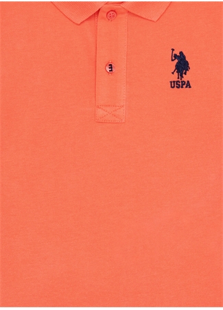 U.S. Polo Assn. Pembe Erkek Çocuk Polo Yaka Kısa Kollu Düz Polo T-Shirt TP01IY023_3