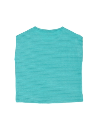 U.S. Polo Assn. Düz Mint Kız Çocuk T-Shirt PEL_1