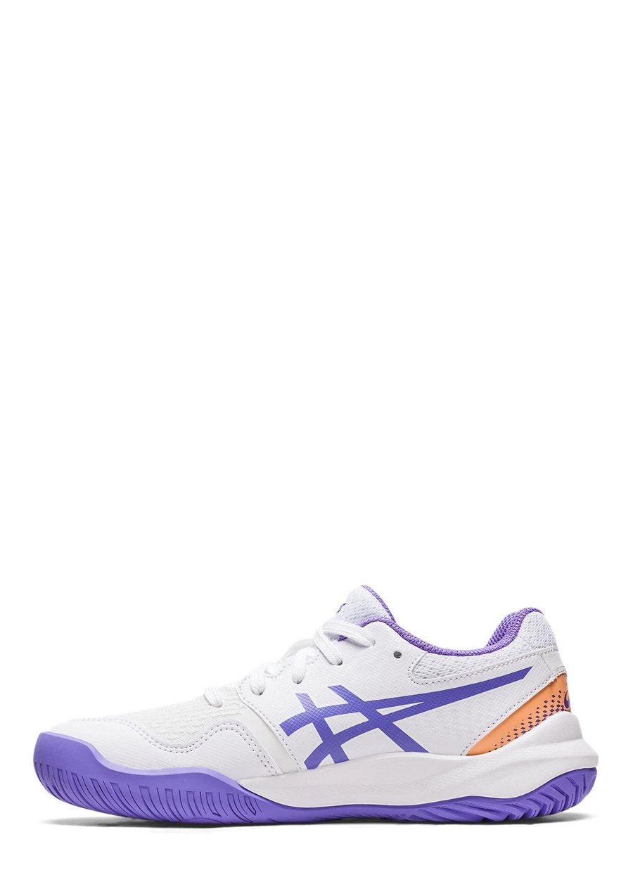 Asics Beyaz - Lila Kadın Tenis Ayakkabısı 1044A067-101 GEL-RESOLUTION 9 GS_1