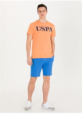 U.S. Polo Assn. Bisiklet Yaka Turuncu Erkek T-Shirt GEARTIY023_2