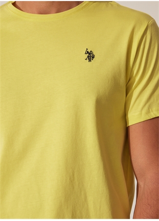 U.S. Polo Assn. Bisiklet Yaka Yeşil Erkek T-Shirt GTS01IY023_6