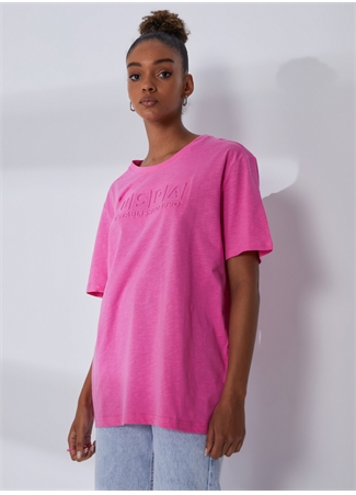 U.S. Polo Assn. Bisiklet Yaka Pembe Erkek T-Shirt MEKSIKA_2