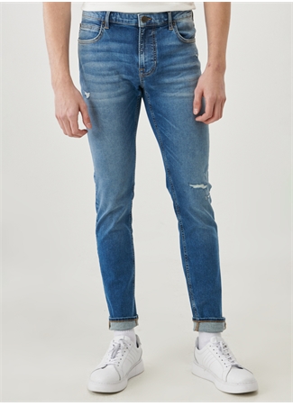 Lee Malone Skinny Jean Erkek Standart Bel Regular Fit Denim Pantolon L736010396_1