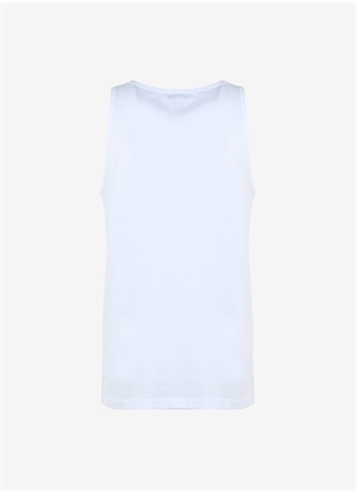 Vans Yuvarlak Yaka Düz Beyaz Erkek T-Shirt VN00055VWHT1 CLASSIC VANS TANK-B_1