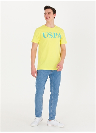 U.S. Polo Assn. Bisiklet Yaka Yeşil Erkek T-Shirt GEARTIY023_3