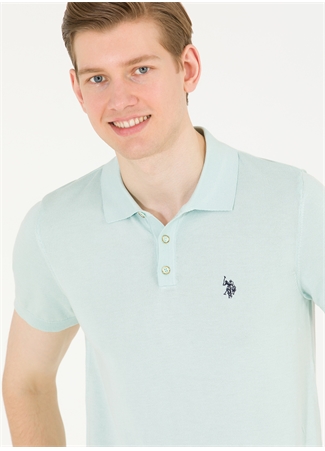 U.S. Polo Assn. Polo Yaka Regular Fit Yeşil Erkek Kazak RAHAL-IY23_2