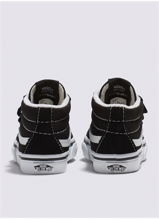 Vans Siyah - Beyaz Bebek Süet + Deri Yürüyüş Ayakkabısı VN00018W6BT1 TD SK8-Mid Reissue V_2