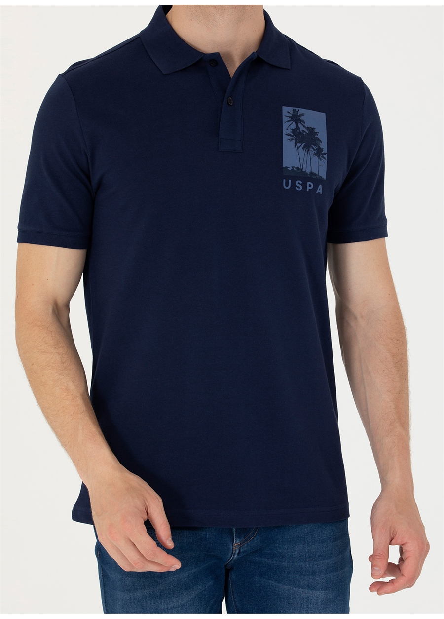 U.S. Polo Assn. Lacivert Erkek Polo T-Shirt YUSAR_5