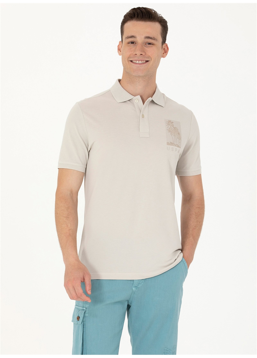 U.S. Polo Assn. Polo Yaka Taş Erkek T-Shirt YUSAR