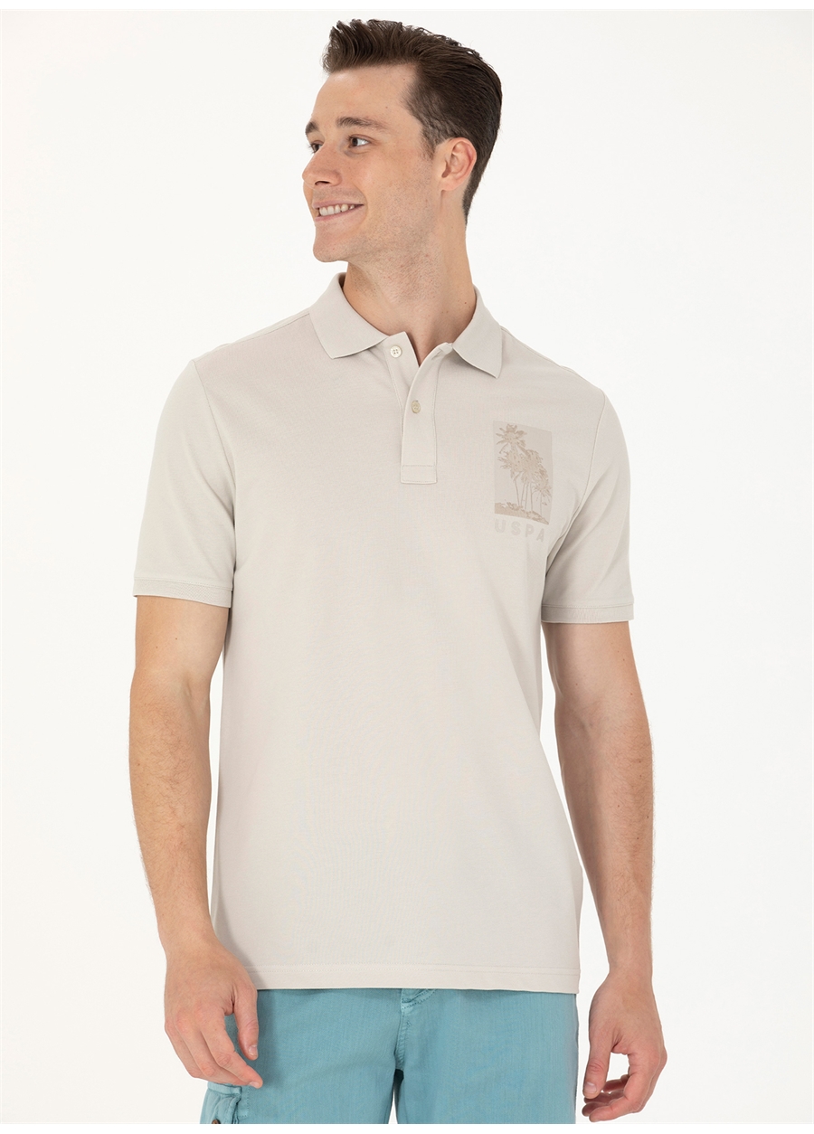 U.S. Polo Assn. Polo Yaka Taş Erkek T-Shirt YUSAR_2