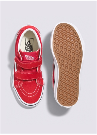 Vans Beyaz Erkek Çocuk Deri Yürüyüş Ayakkabısı VN00018TH1N1 UY SK8-Mid Reissue V_2