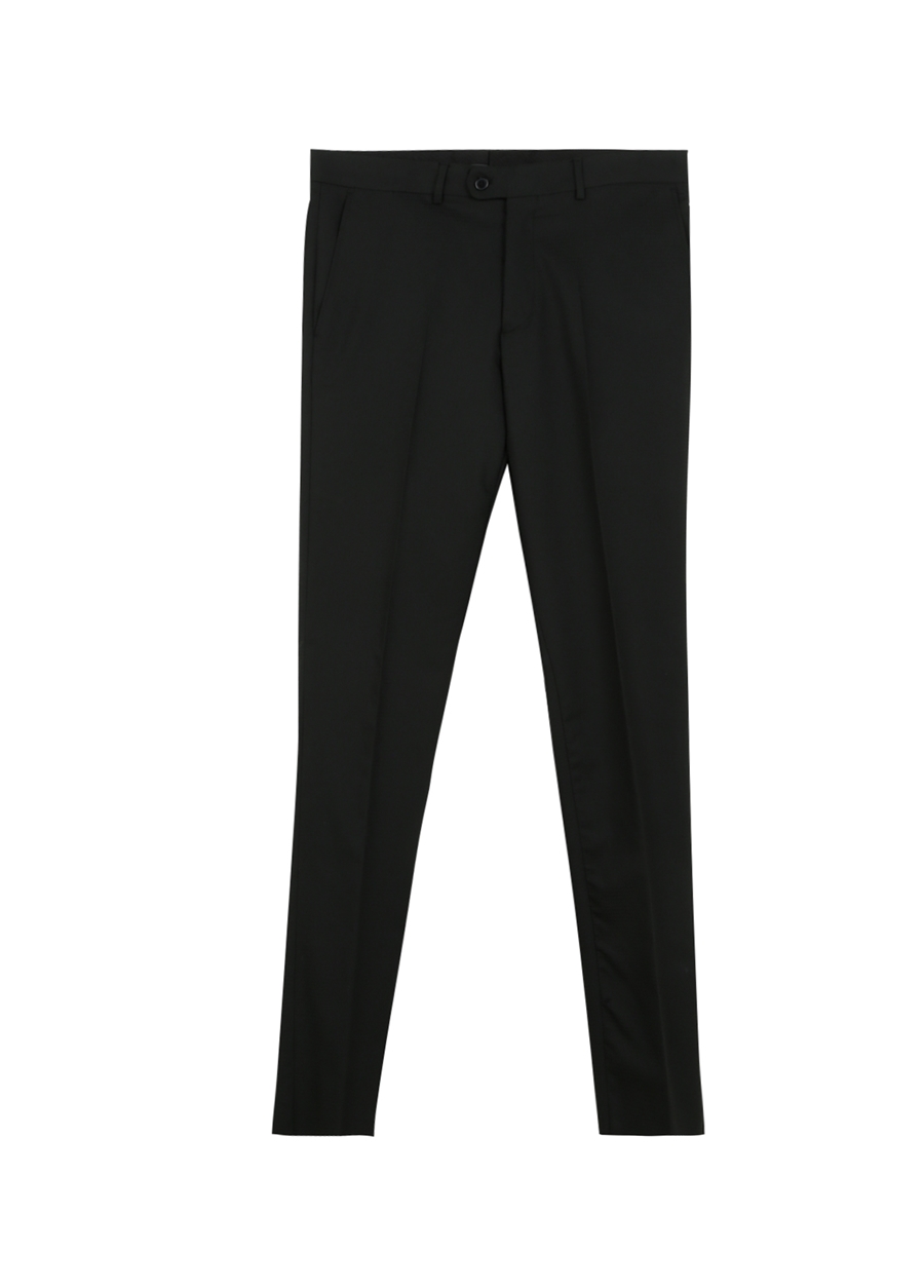 Süvari Normal Bel Normal Paça Slim Fit Siyah Erkek Pantolon PN1014100168