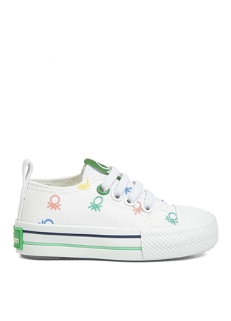 Benetton Beyaz Kız Çocuk Sneaker BN-30661_0