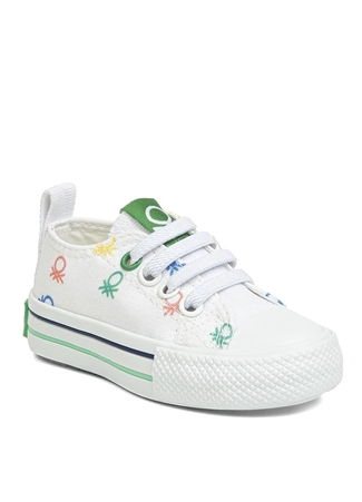 Benetton Beyaz Kız Çocuk Sneaker BN-30661_1