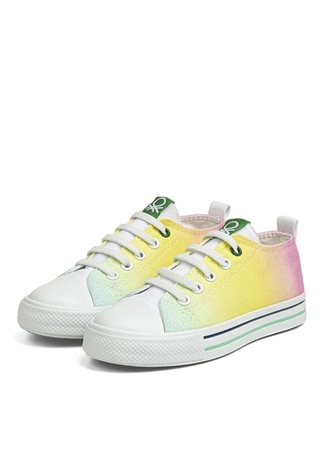 Benetton Sarı Kız Çocuk Sneaker BN-30658_3