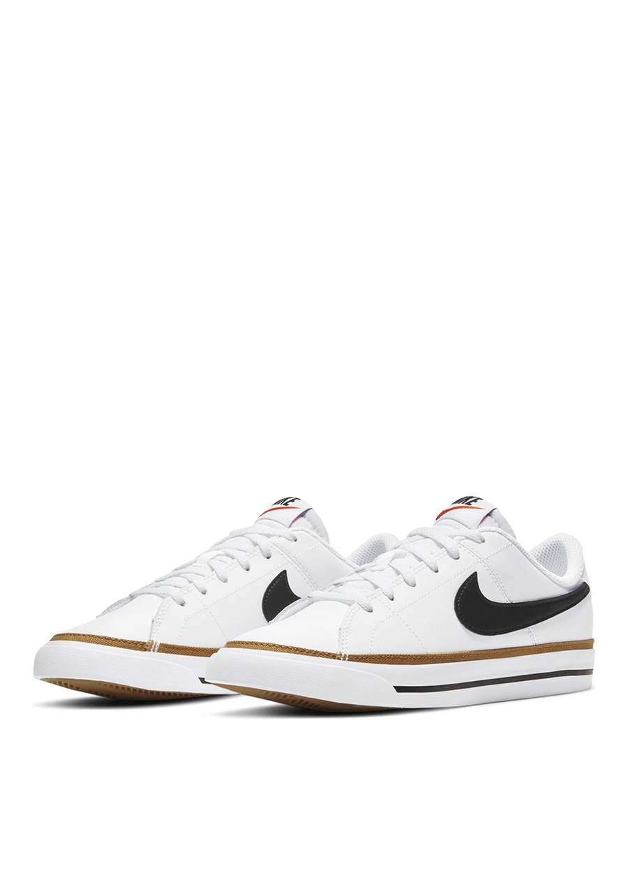 Nike Çocuk Beyaz Yürüyüş Ayakkabısı DA5380-102 NIKE COURT LEGACY (GS)_1