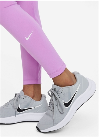 Nike Çocuk Mor Dar Paça Tayt DQ8836-532 G NK DF ONE LEGGING_3