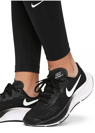 Nike Çocuk Siyah - Gri - Gümüş Dar Paça Tayt DQ8836-010 G NK DF ONE LEGGING_2