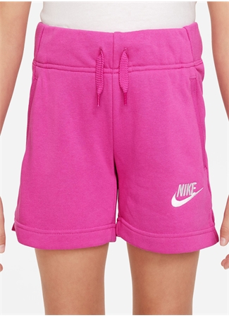 Nike Çocuk Kırmızı - Pembe Şort DA1405-623 G NSW CLUB FT 5 IN SHORT