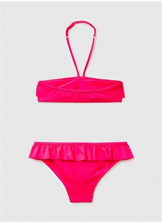 Benetton Fuşya Kız Çocuk Bikini Takım 3L030K017_1