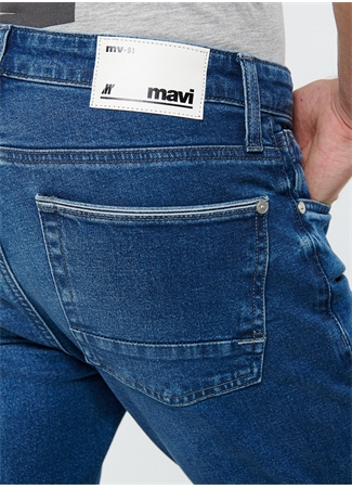 Mavi Normal Bel Tapered Fit Erkek Denim Pantolon M0081083804_MILAN Mid Ripped Street_6