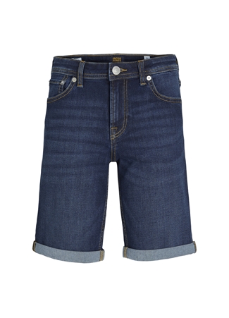 Jack & Jones 12230491 Mavi Erkek Normal Bel Normal Denim Şort