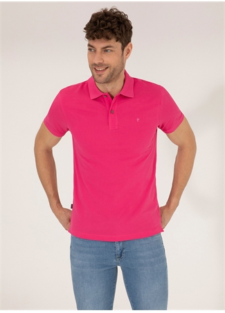 Pierre Cardin Düz Fuşya Erkek Polo T-Shirt EARTH_0