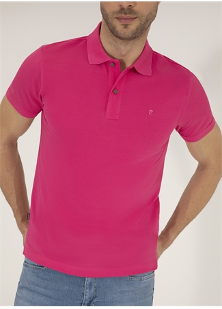 Pierre Cardin Düz Fuşya Erkek Polo T-Shirt EARTH_5